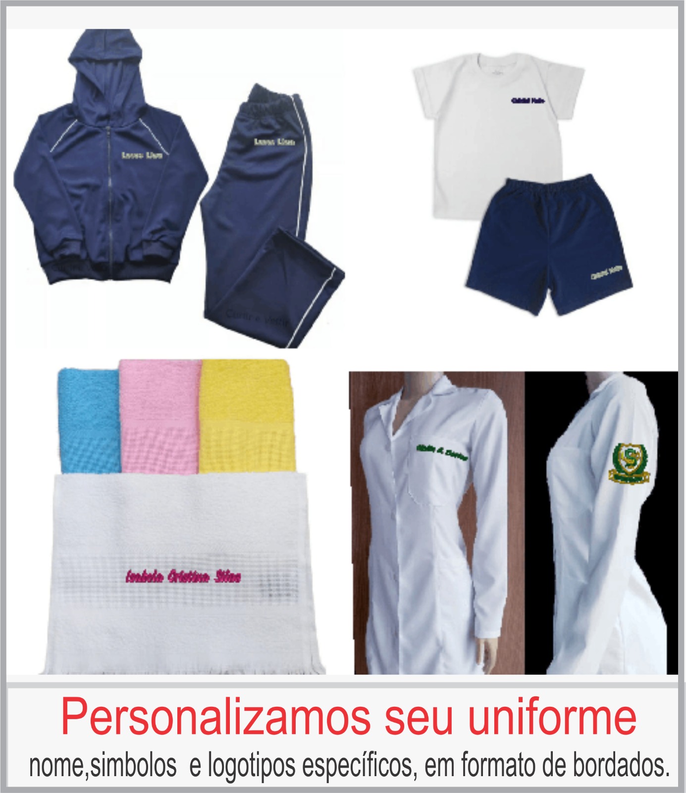 Personalização de Jalecos